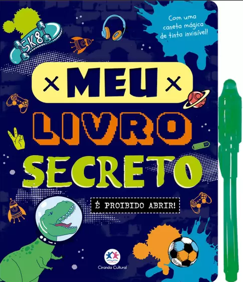 Diário Meu Livro Secreto: É Proibido Abrir! - Ciranda Cultural Diário Meu Livro Secreto: É Proibido Abrir! - Ciranda Cultural